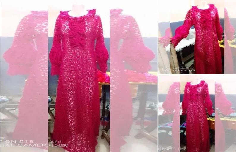 Elegant Ladies Lace Maxi Dress By Gosh Creative